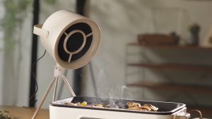 【MQLITTLESHOP】Outdoor desktop range hood portable exhaust fan household small range hood hot pot barbecue large suction