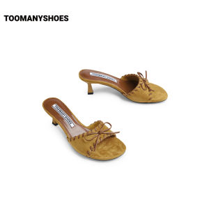 Toomanyshoes | French High Heel Open Toe Sandals