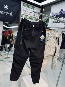 Water-Resistant Detachable Outdoor Soft Shell Pants Mens Casual Pants Quick Dry Breathable Workwear Trousers Youth Fashion