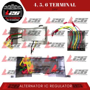 UNIVERSAL ALTERNATOR IC REGULATOR 4T 5T 6T TERMINAL 24V AR-004 AR-005 AR-006