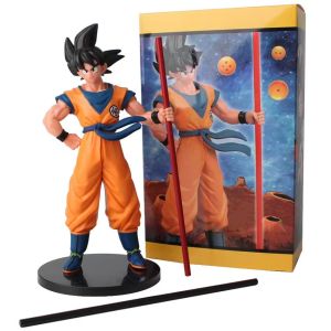 Bandai | Hot Sale Anime Seven Dragon Ball Stick Son Goku Figure Collection Desktop PVC Model Doll Toy
