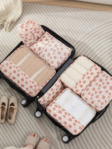 Travel Waterproof Clothing Storage Bag Set of Seven Six Piece Suitcase Organizer Bags for Luggage Di Show Brand