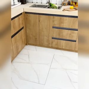 [SG Clearance Sale]Kitchen PU Leather Non Slip MatThick Kitchen Floor MatOilProof Waterproof Washable AntiSlip Anti Fatigue