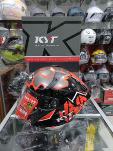 HELM KYT TTR JET BULEGA 2021 black red