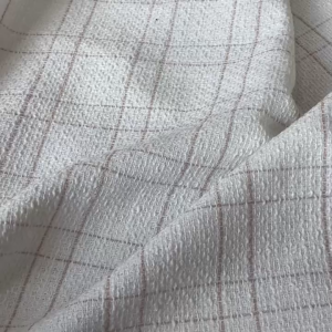 Vải Dạ Tweed Caro Trắng Gạo - Chất Dày Vừa Mềm Không Giãn Khổ 1m5 - May Áo Khoác Gile Set Thiết Kế Thời Trang