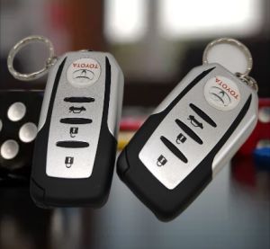 Windproof Flame Lighter With Keychain/Api bara