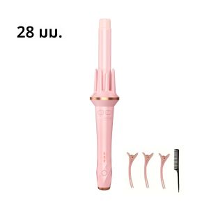 เตารีดดัดผมแบบหมุนอัตโนมัติ PTC เครื่องทําความร้อน เตารีดดัดผมแบบมืออาชีพ เตารีดดัดผมแบบลอนลบแบบหมุนด้วยอากาศแบบพกพา