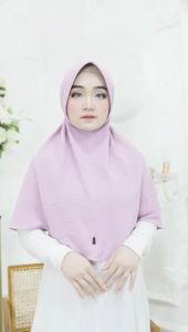 KERUDUNG PED TALI CRINKLE HIJAB KHIMAR BERGO MARYAM PED