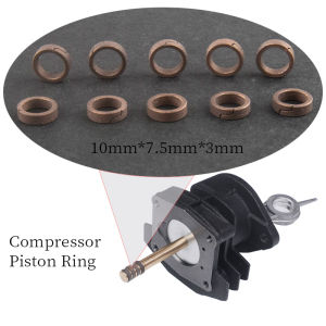 10PCS High-Pressure Air Pump 30MPA Secondary Piston Ring 4500PSI Single/Two Cylinder Compressor Two Stage Piston Ring Shrapnel Accessories/Air Pumps