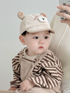 Baby Baseball Cap Spring Autumn Thin New Style Children Boys Girls Duckbill Hat Sunshade Cap Casual Velvet Outing Large Brim Cap