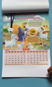 Kalender Anak Islam 2025 Nabiku Idolaku - Bestari