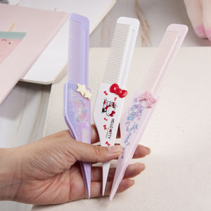 Portable Travel Plastic Comb Foldable Hair Distributor Line Hello Kitty Childrens Retractable Comb Personal Hygiene Tool