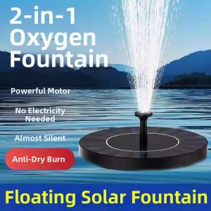 KUWUBIANJING | Solar Power Fountain Pump for Pond Oxygenation