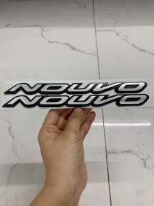 Bộ lô gô trang trí dành cho xe yamaha nouvo 2 hoặc 3 tem hàng nhập Thái Lan chất lượng cao dành riêng cho dòng xe nàygiá bán cực tốt bán lẻ như bán sỉ