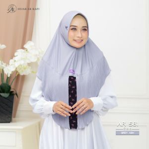 AR 581 by Arrafi hijab jilbab kerudung plisket bergo instan terbaru