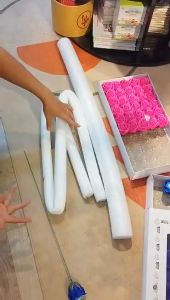 Xốp Trắng Dẻo Đường Kính 4cm Cắm Hoa Sáp Hoa Giả Hàng Loại 1 Cắm Dính Chặt Tiện Lợi Cho Anh Chị Cắm Hoa Trùm Sỉ Gia Thành