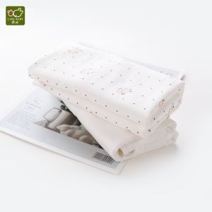 Pure Cotton Muslin Handkerchiefs Small Squares Feeding Towels Double Layer Thin Newborn Baby Multi-Purpose Towels