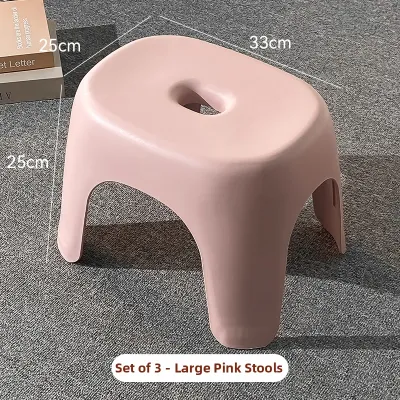 MENGBINFEN | Thick Non-slip Plastic Children Bathing Stool