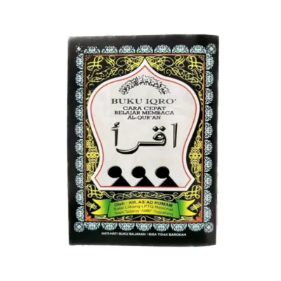 Buku Iqro Jilid 1 - 6 Hitam Besar