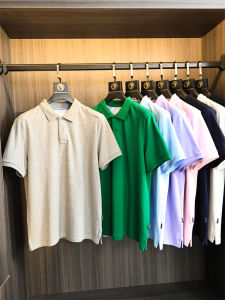 Washed Heavyweight Polo Shirt Short Sleeve Turn-down Collar Mens American Retro 8 Colors Available Summer Fashion Urban Style