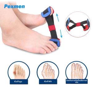 Pexmen Big Toe Strap Bunion Straightener เข็มขัดยืด Toe Stretcher การจัดตําแหน่งสําหรับ Hallux Valgus Corrector บรรเทาอาการปวดเท้า