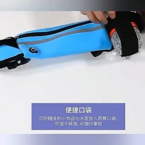 ผ้ากันน้ำ กระเป๋าคาดอกคาดเอว ใบใหญ่ รูสายหูฟัง การผิดพลาดของการกระเป๋า การพกพาเล่นกีฬา