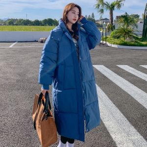 Thickened Bread Style down Cotton Jacket Womens Loose Mid-Length Winter Outerwear Korean Version 2024 New Arrival