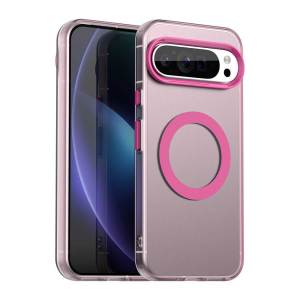 Translucent Candy Color Matte Magnetic Case for Magsafe Google Pixel 10 9 8 Pro XL 9A 8A 10Pro 9Pro Mac Safe Shockproof Cover