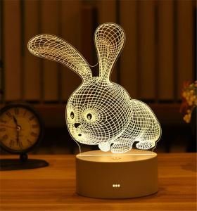 3D Lamp Acrylic USB LED Night Light Neon Sign Lamp Christmas Decoration for Bedroom Decor Wedding Gifts 2025  Ramadan Decoration
