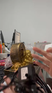 น้ำตกตั้งโต๊ะ เทพเจ้าไฉ่ซิงเอี๊ยะ รับทรัพย์ เงินทองไหลมาเทมา น้ำตกจำลอง น้ำพุจำลองเงินทองเพิ่มพูน