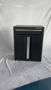 Tủ dụng cụ CSPS 61cm - 01 hộc kéo màu đentay cầm trắng kèm chân tăng chỉnh