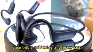 AWEI A896BL Air Conduction Headset with TF Card Function | 360° Stereo Wireless Bluetooth Earphone IPX4 Waterproof