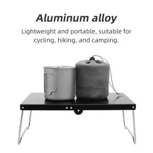 SMVP | Siêu Nhẹ Di Động Gấp Cắm Trại Bàn Mini MDF Bàn Cà Phê Dành Cho Đi Bộ Đường Dài Dã Ngoại Đi Biển Du Lịch Nhẹ Có Thể Gập Lại Bàn Ngoài Trời