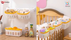 Oxihom Keranjang Baju Kotor Keranjang Laundry Keranjang Storage Keranjang Gantung Serbaguna