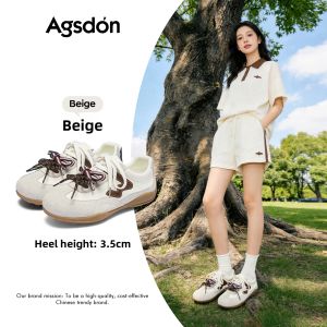 Agsdon | Trendy Thick-Soled Blue Casual Sports Shoe for Women