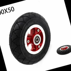 Rear Wheel 200x50 for KUGOO S1 S2 S3 Folding Electric Scooter Spare Part 8 Inch Pneumatic Tyre Wheels