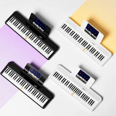 Smart Electronic Piano 61 Keys with LED Guiding