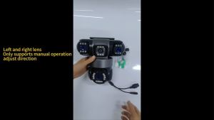 Hamrol 12MP HD Three lens Three screen PTZ WiFi Camera Auto Track Outdoor Security Network CCTV