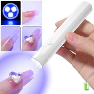 Nail Quick Dryer Lamp Mini Portable UV LED Nail Lamp USB Charging Nail Flashlight DIY Manicure Tools