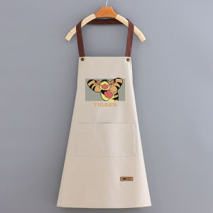 SVORIAHI | Waterproof Soft Leather Apron New 2025 Style Kitchen Womens Waist Apron Popular Internet Celebrity Work Uniform Restaurant Special