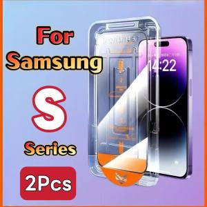 2Pcs For Samsung Galaxy S25 S24 S23 S22 S25Edge Ultra Clear Tempered Glass