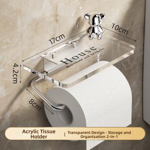 Non-drilling Bathroom Tissue Dispenser
