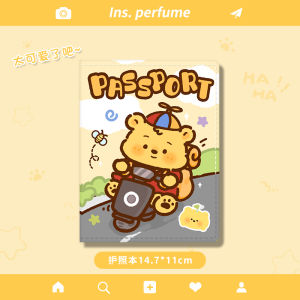 Portable Travel Document Storage Bag Cute Boarding Pass Card Holder Passport Cover Small Bag for Personal Belongings