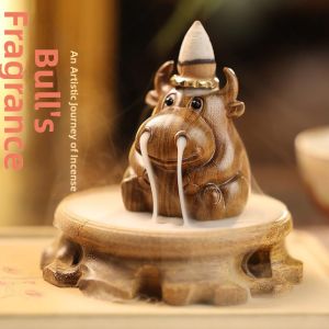 Sunpretty | Creative Backflow Incense Burner Wooden