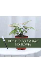 Bút đo độ ẩm đất MONROVIA thiết kế thông minh tiện lợi có đèn báo hiệu dùng cho cây trồng