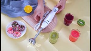 SONIFER Hand Blender Stainless Steel SF-8055 FREE Gelas Ukur Takaran 1.000 ML
