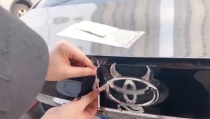 Logo Quỷ Satan Trang Trí Logo Ô Tô