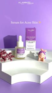 Alamin Skincare Acne Blemish Serum Bekas Jerawat Kemerahan Aktif Beruntusan Mengurangi Peradangan Mempercepat Penyembuhan Menenangkan Kulit Berjerawat Meredakan Acne BPOM