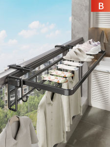 WUBUWEI | High-rise Window Guard Clothes Shoe Drying Rack