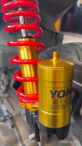 Shockbreaker Matic Fazzio Xeon Spacy Fino YOKO model tabung bawah JLT 184 / Shock breaker Single Shock ukuran 305mm 335mm / Shock belakang tabung variasi untuk motor matic Beat Mio Vario Scoopy Fazio Spacy Xeon X-Ride Lexi Gear / Sok Peredam Kejut As Ori